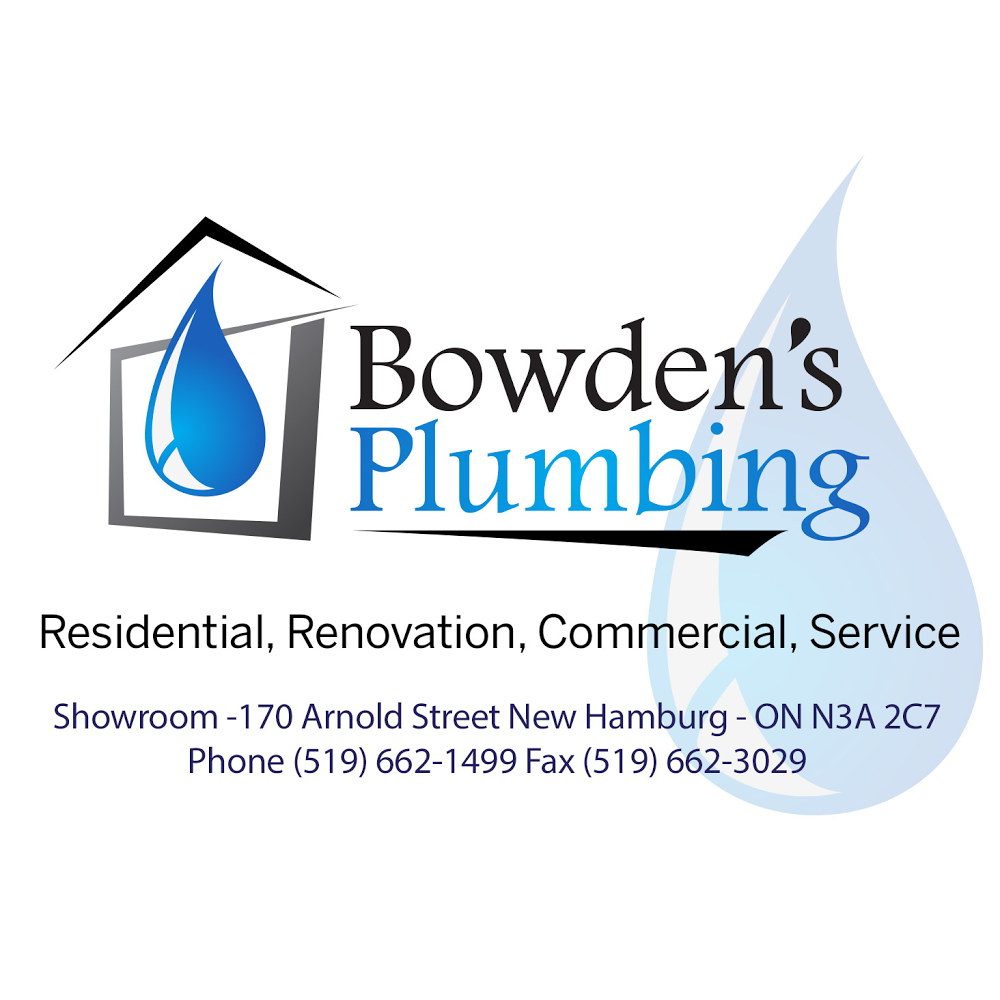 Bowdens Plumbing Inc | 170 Arnold St, New Hamburg, ON N3A 2C7, Canada | Phone: (519) 662-1499