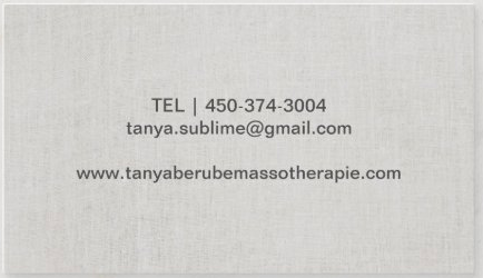 Tanya Bérubé Massothérapie | 238 Rue Principale, Beauharnois, QC J6N 0J5, Canada | Phone: (450) 374-3004