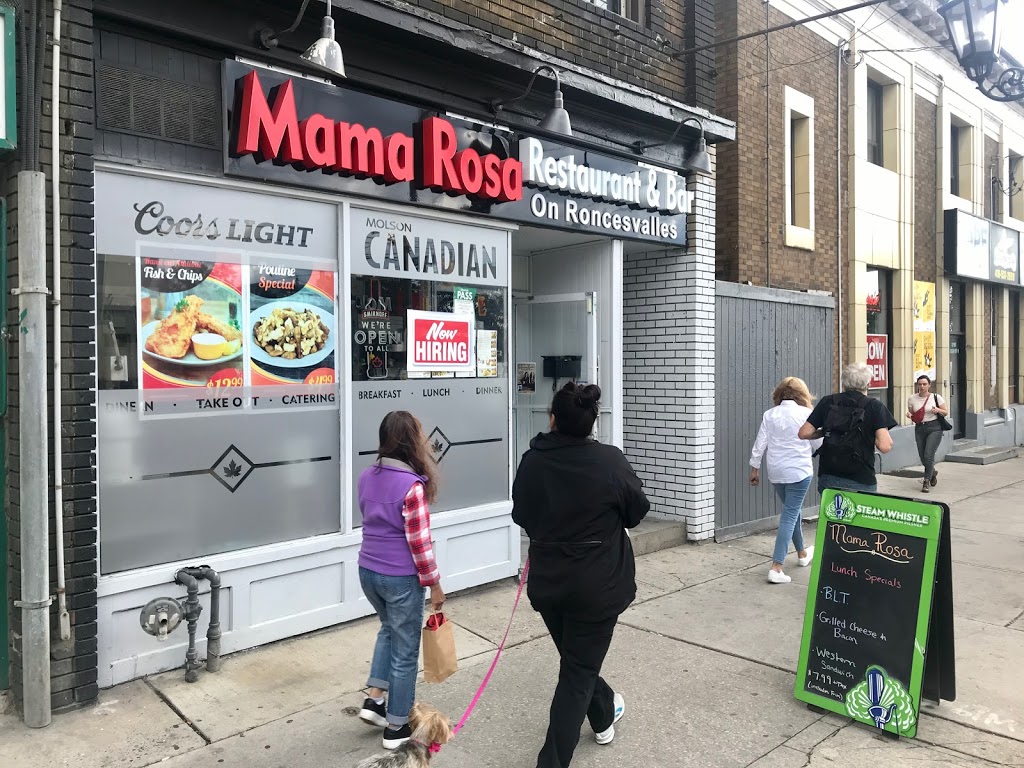 Mama Rosa Restaurant & Bar Roncesvalles | 5 Roncesvalles Ave, Toronto, ON M6R 2K2, Canada | Phone: (647) 345-1995