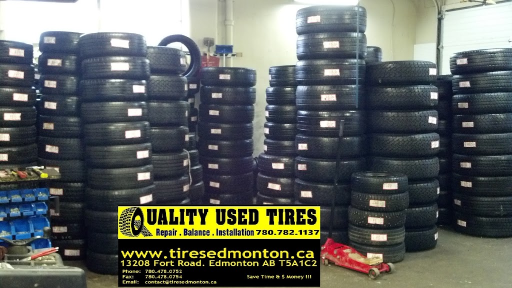 Quality Used Tires Edmonton | 13208 Fort Rd NW, Edmonton, AB T5A 1C2, Canada | Phone: (780) 782-1137