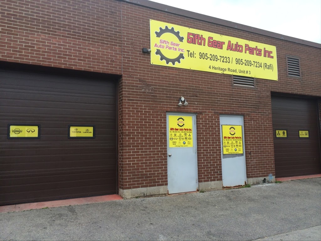 5ifth Gear Auto Parts | 7 Heritage Rd #4b, Markham, ON L3P 1M4, Canada | Phone: (905) 209-7234