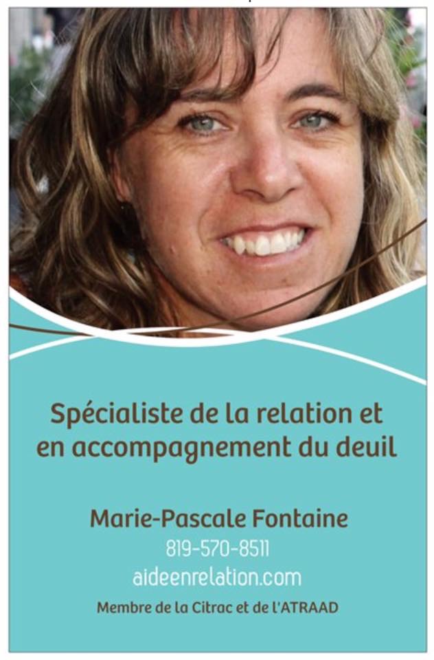 Marie-Pascale Fontaine | 1274 Rue King Ouest, Sherbrooke, QC J1J 2B6, Canada | Phone: (819) 570-8511