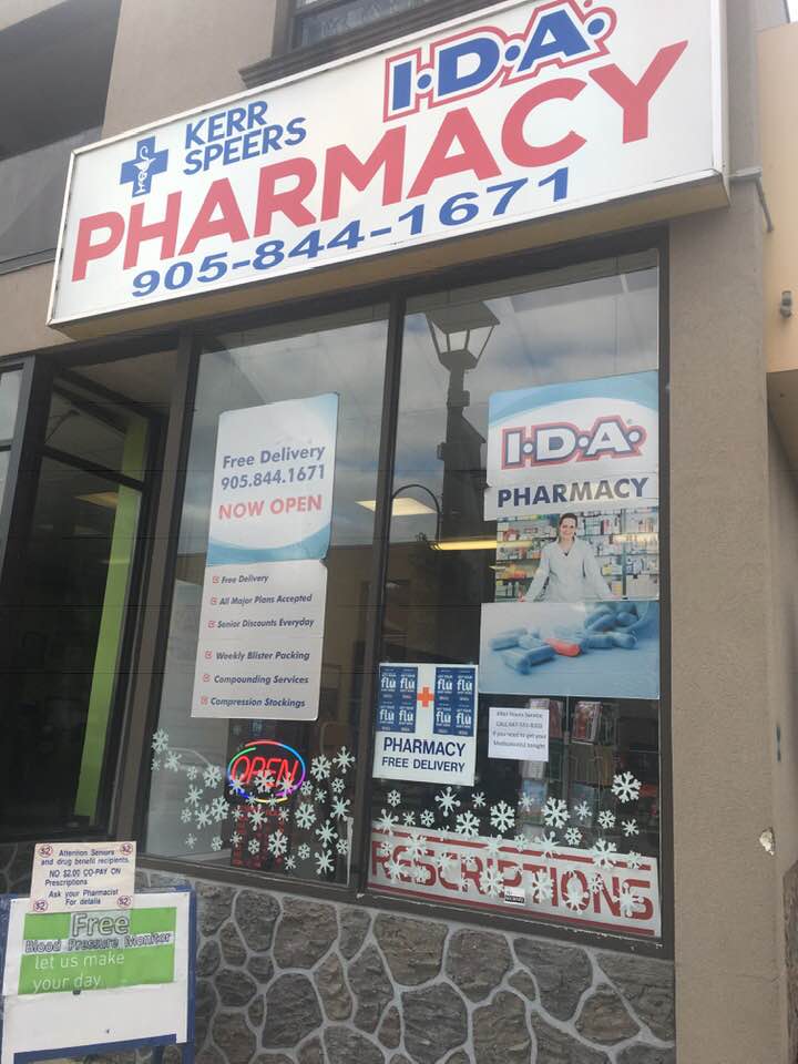 IDA Kerr Speers Pharmacy | 496 Kerr St, Oakville, ON L6K 3C5, Canada | Phone: (905) 844-1671