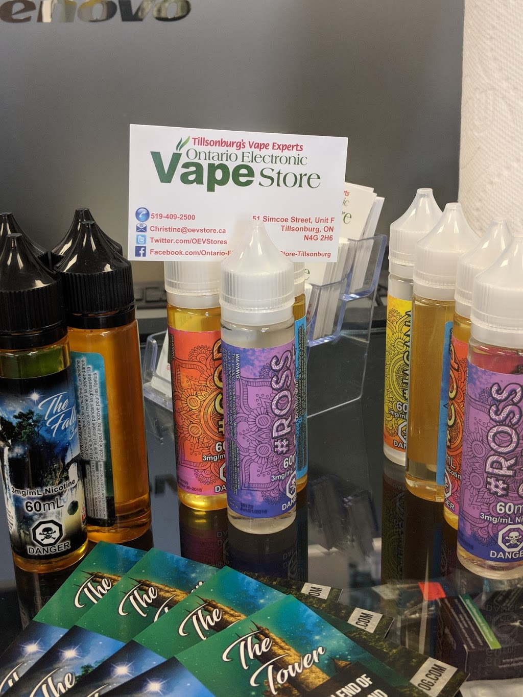 Ontario Electronic Vape Store Tillsonburg | 51 Simcoe St, Tillsonburg, ON N4G 2H6, Canada | Phone: (519) 409-2500