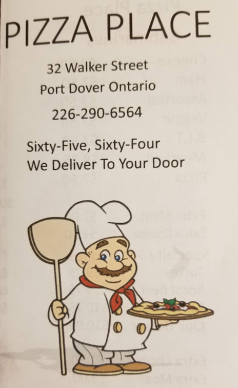 Pizza Place | 32 Walker St, Port Dover, ON N0A 1N0, Canada | Phone: (226) 290-6564