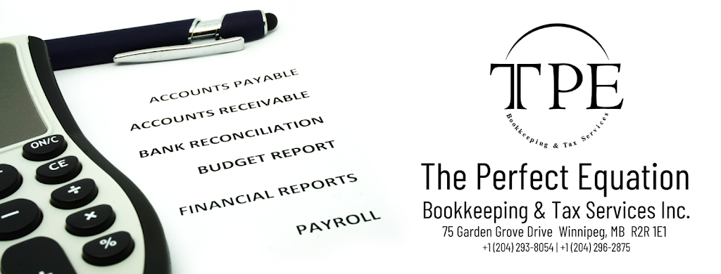 The Perfect Equation Bookkeeping and Tax Services | 75 Garden Grove Dr, Winnipeg, MB R2R 1E1, Canada | Phone: (204) 293-8054