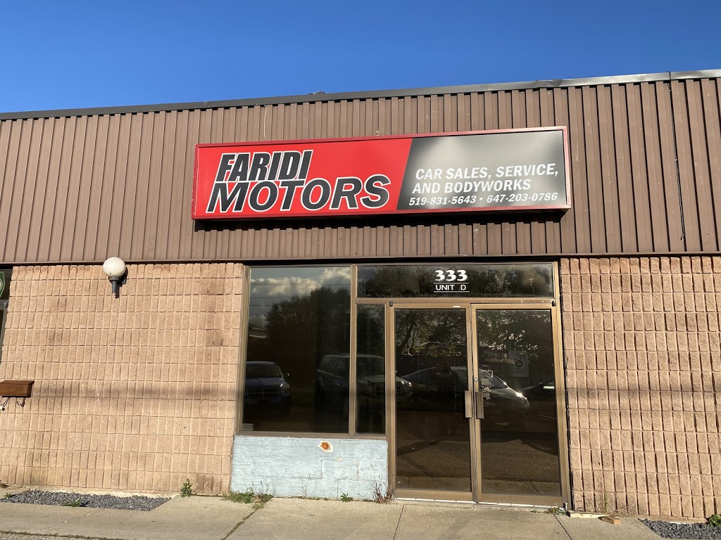 Faridi Motors | 333 Elgin St N Unit D, Cambridge, ON N1R 7H9, Canada | Phone: (519) 831-5643