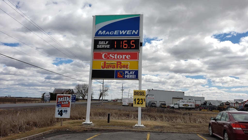 Mac Ewen Gas Bar | 104 St Guillaume Rd, Vars, ON K0A 3H0, Canada | Phone: (613) 443-2853