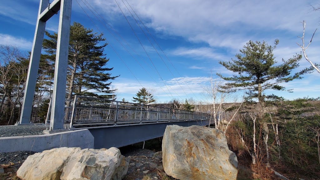 Lake William Trail suspension bridge | 1933, NS-318, Waverley, NS B2R, Canada | Phone: (902) 449-0581