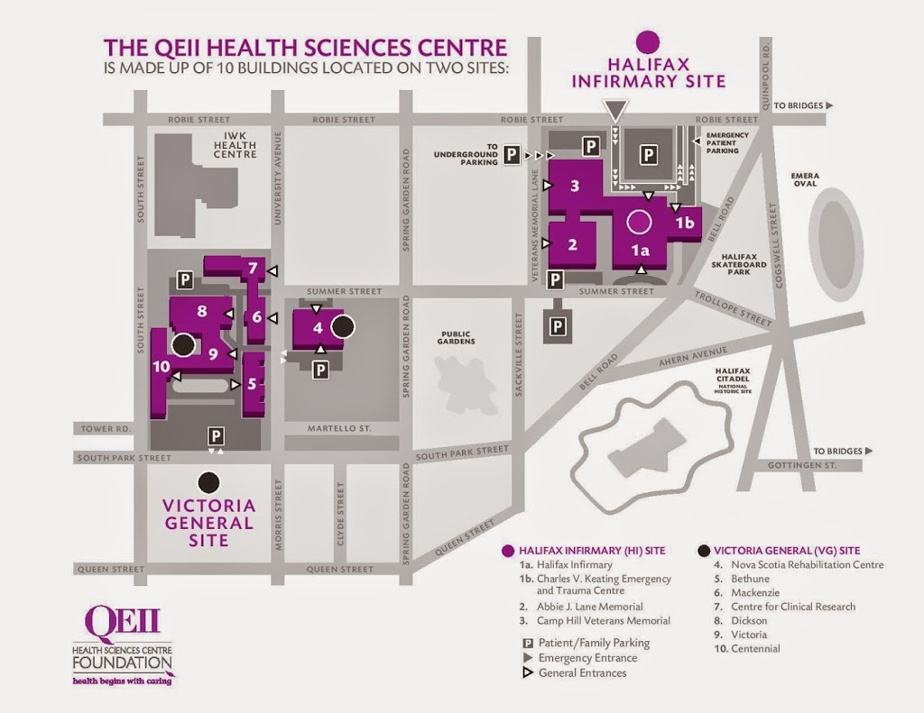 Nova Scotia Rehabilitation and Arthritis Centre @ QEII Health Sc | 1341 Summer St, Halifax, NS B3H 4K4, Canada | Phone: (902) 473-2700