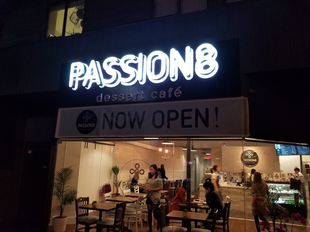 Passion8 Dessert Cafe | 3010 Cambie St, Vancouver, BC V5Z 2V9, Canada | Phone: (778) 379-8238