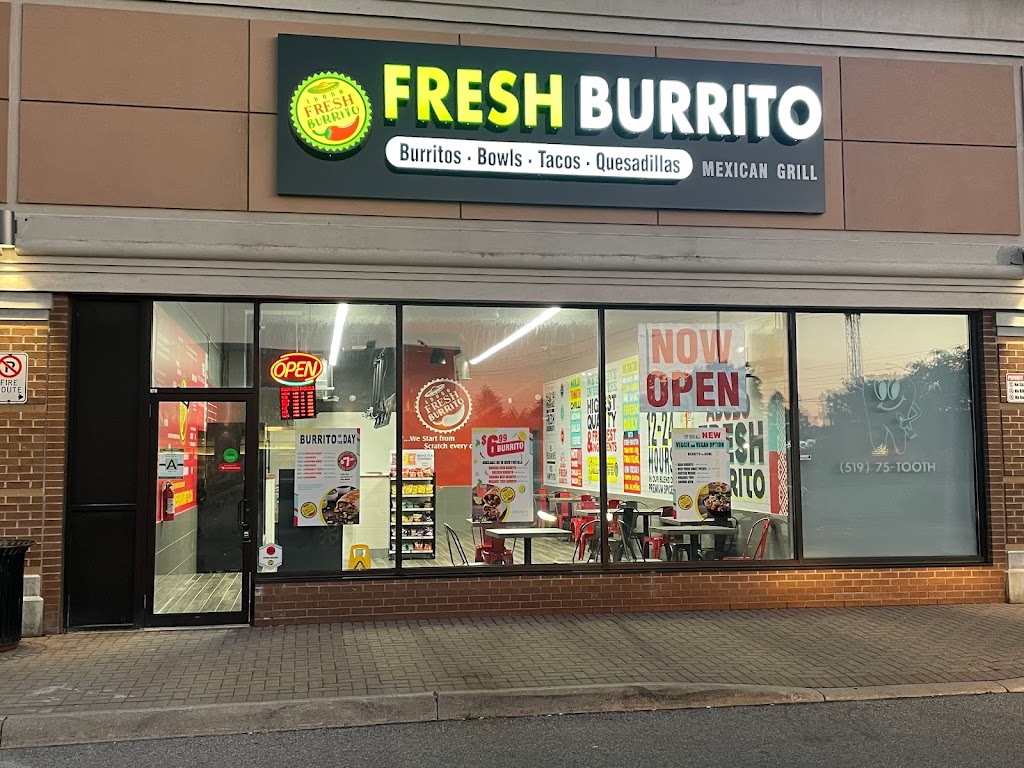 Fresh Burrito | 290, 300 King George Rd Unit # G3, Brantford, ON N3R 5L7, Canada | Phone: (519) 304-9629