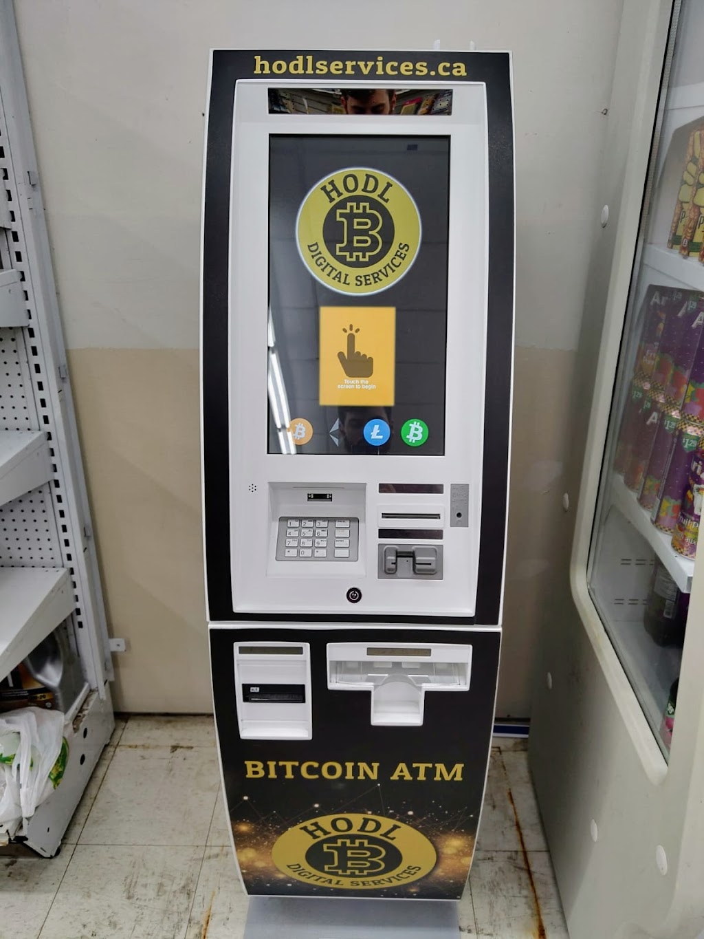 HODL Bitcoin ATM - Big Bee Convenience | 800 Barton St E, Hamilton, ON L8L 3B3, Canada | Phone: (416) 840-5444