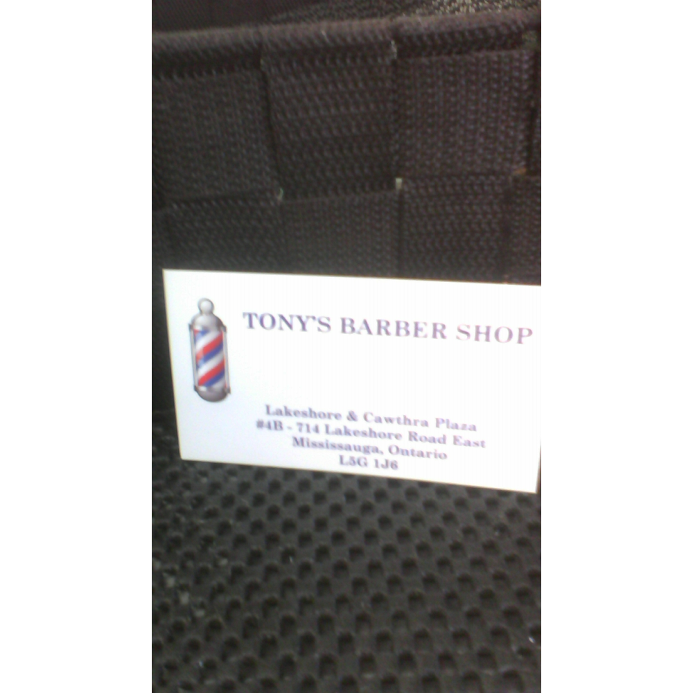 Tonys Barber Shop | 1165 Lakeshore Rd E, Mississauga, ON L5E 1G1, Canada | Phone: (905) 483-4247