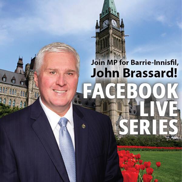 John Brassard, MP (Barrie–Innisfil) | 480 Huronia Rd Suite 204B, Barrie, ON L4N 6M2, Canada | Phone: (705) 726-5959