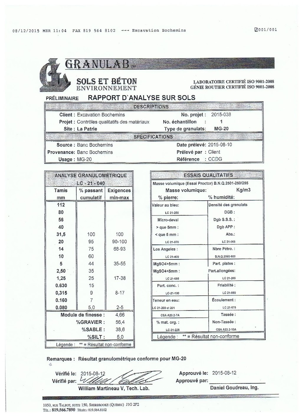 SABLES & GRAVIERS 4000 | 160 Chem. du Quatre Milles, La Patrie, QC J0B 1Y0, Canada | Phone: (819) 820-9415