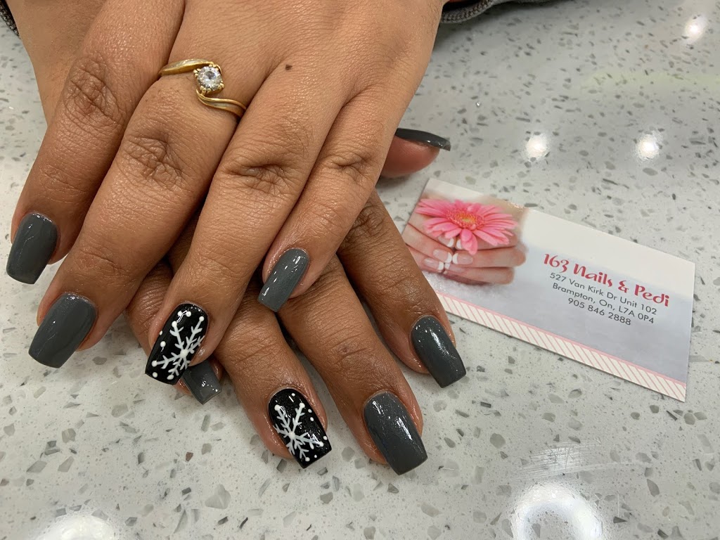 163 Nails & Pedi | 527 Van Kirk Dr unit 102, Brampton, ON L7A 0P4, Canada | Phone: (905) 846-2888