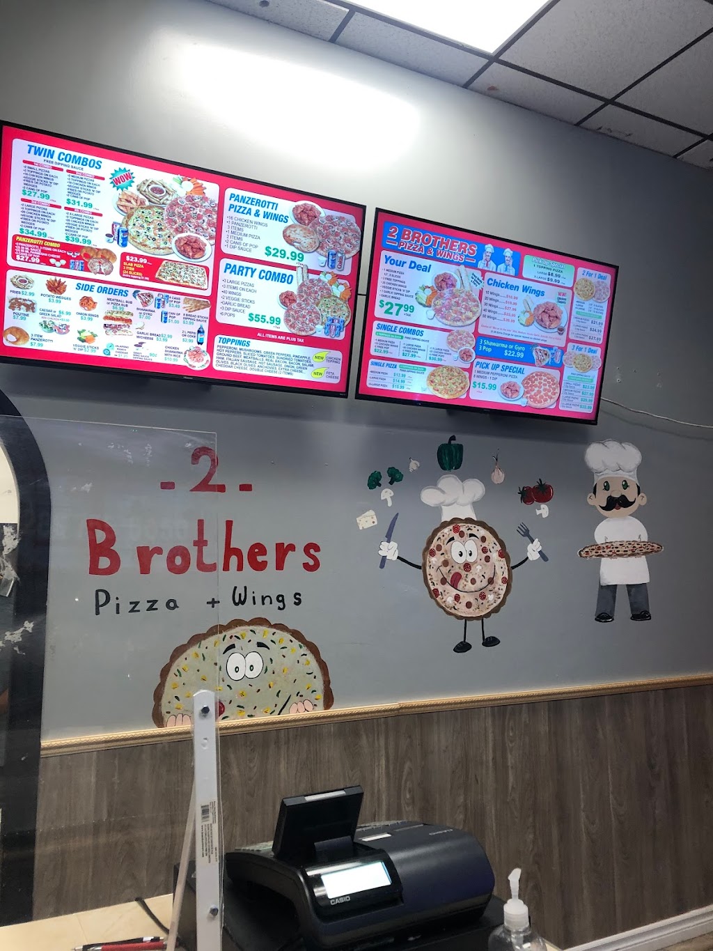 2 Brothers Pizza and Wings | 310 Limeridge Rd W, Hamilton, ON L9C 2V2, Canada | Phone: (289) 755-5050