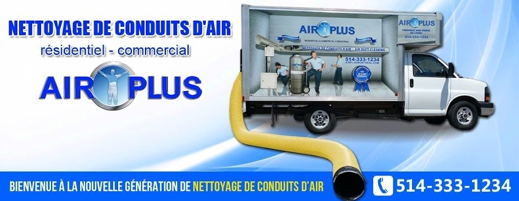 Air Plus Montréal Nettoyage de conduits dair | 1371 Rue Bergar, Laval, QC H7L 4Z7, Canada | Phone: (514) 228-3020