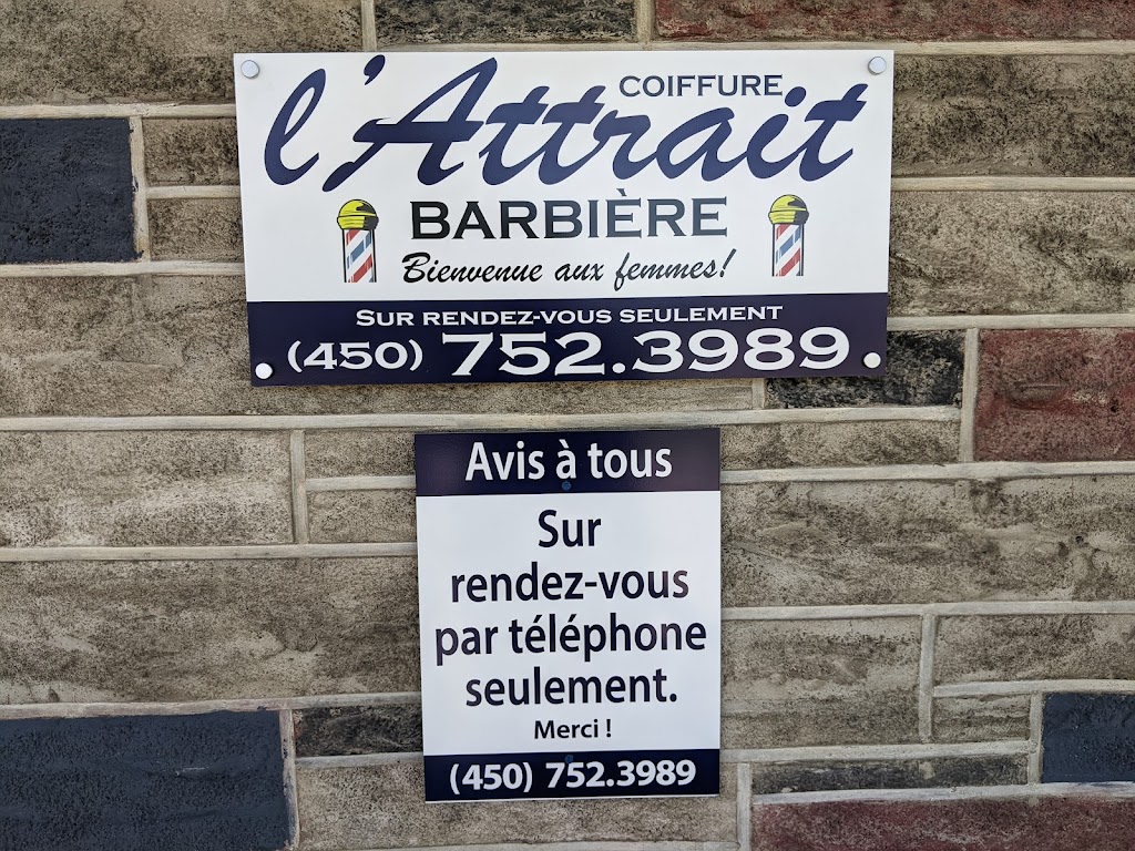 Salon De Coiffure LAttrait | 243 Rue de la Visitation, Saint-Charles-Borromée, QC J6E 4N6, Canada | Phone: (450) 752-3989