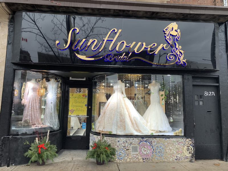 Sunflower bridal inc. | 812 St Clair Ave W, Toronto, ON M6C 1B6, Canada | Phone: (437) 972-2666