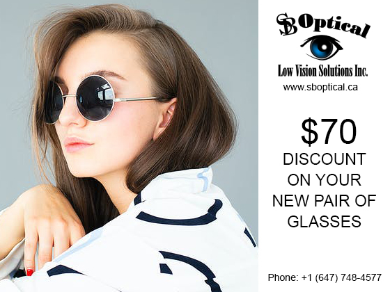 SB Optical - Low Vision Solutions Inc. | 1242 St Clair Ave W, Toronto, ON M6E 1B7, Canada | Phone: (647) 748-4577