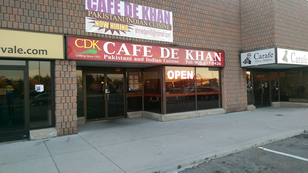 Cafe de Khan | 6400 Millcreek Dr #13, Mississauga, ON L5N 6A3, Canada | Phone: (905) 817-1881