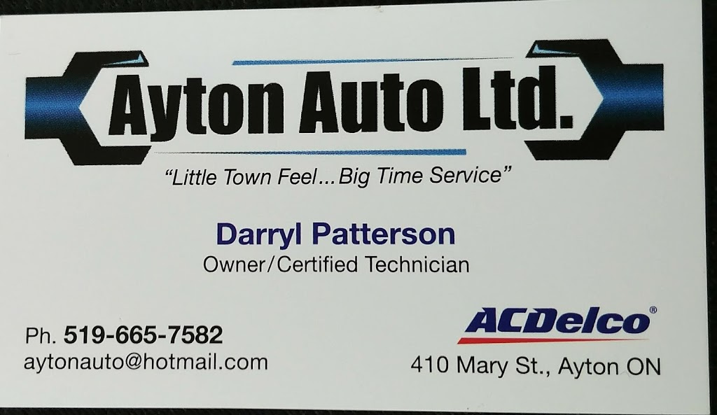 Ayton Auto And Gas | 410 Mary St, Ayton, ON N0G 1C0, Canada | Phone: (519) 665-7582