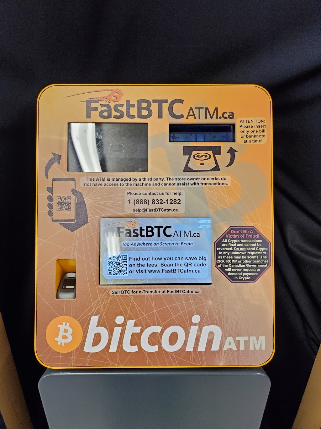 FastBTC Bitcoin ATM - Waterford | 10 Headdon Gate, Richmond Hill, ON L4C 9W9, Canada | Phone: (888) 832-1282