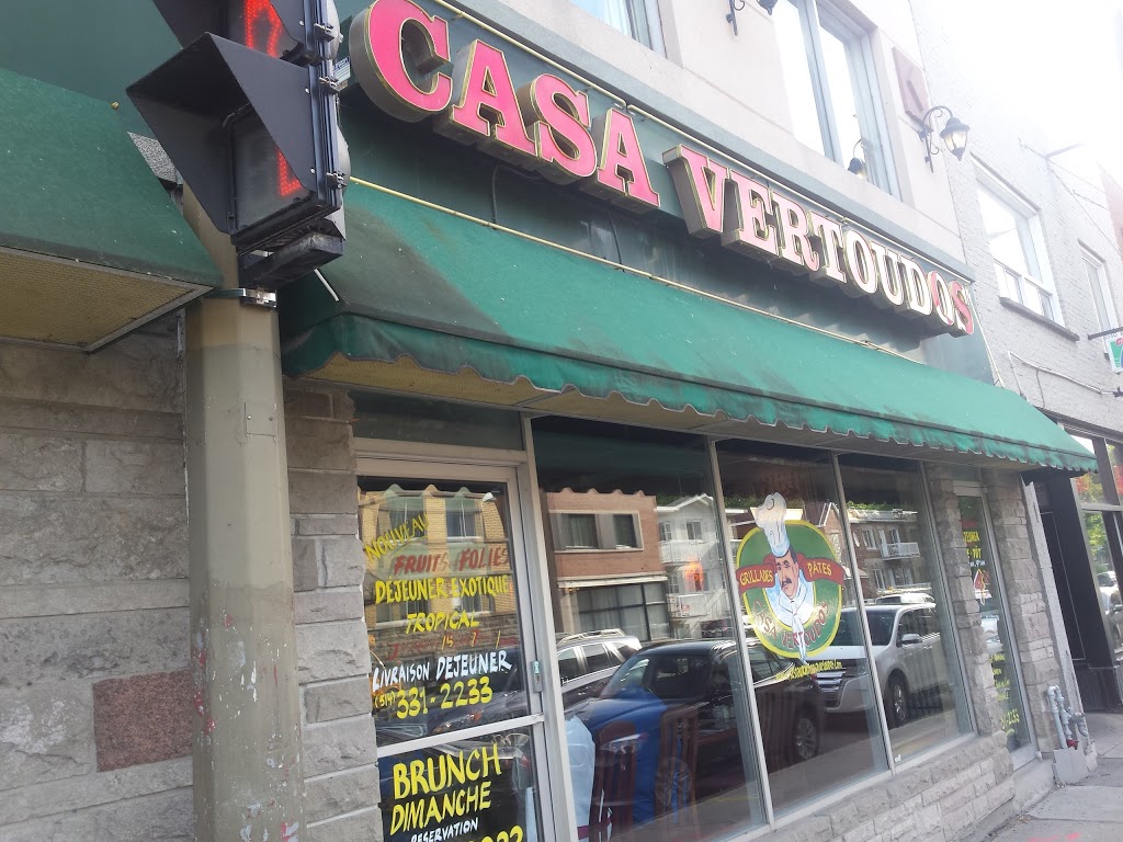 Restaurant Casa Vertoudos | 5 Boul Henri-Bourassa O, Montréal, QC H3L 1M6, Canada | Phone: (514) 331-2233