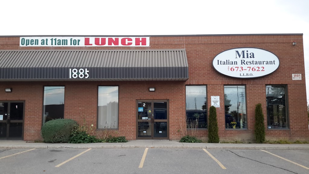 Mia Italian Restaurant | 1885 Drew Rd, Mississauga, ON L5S 1S6, Canada | Phone: (905) 673-7622