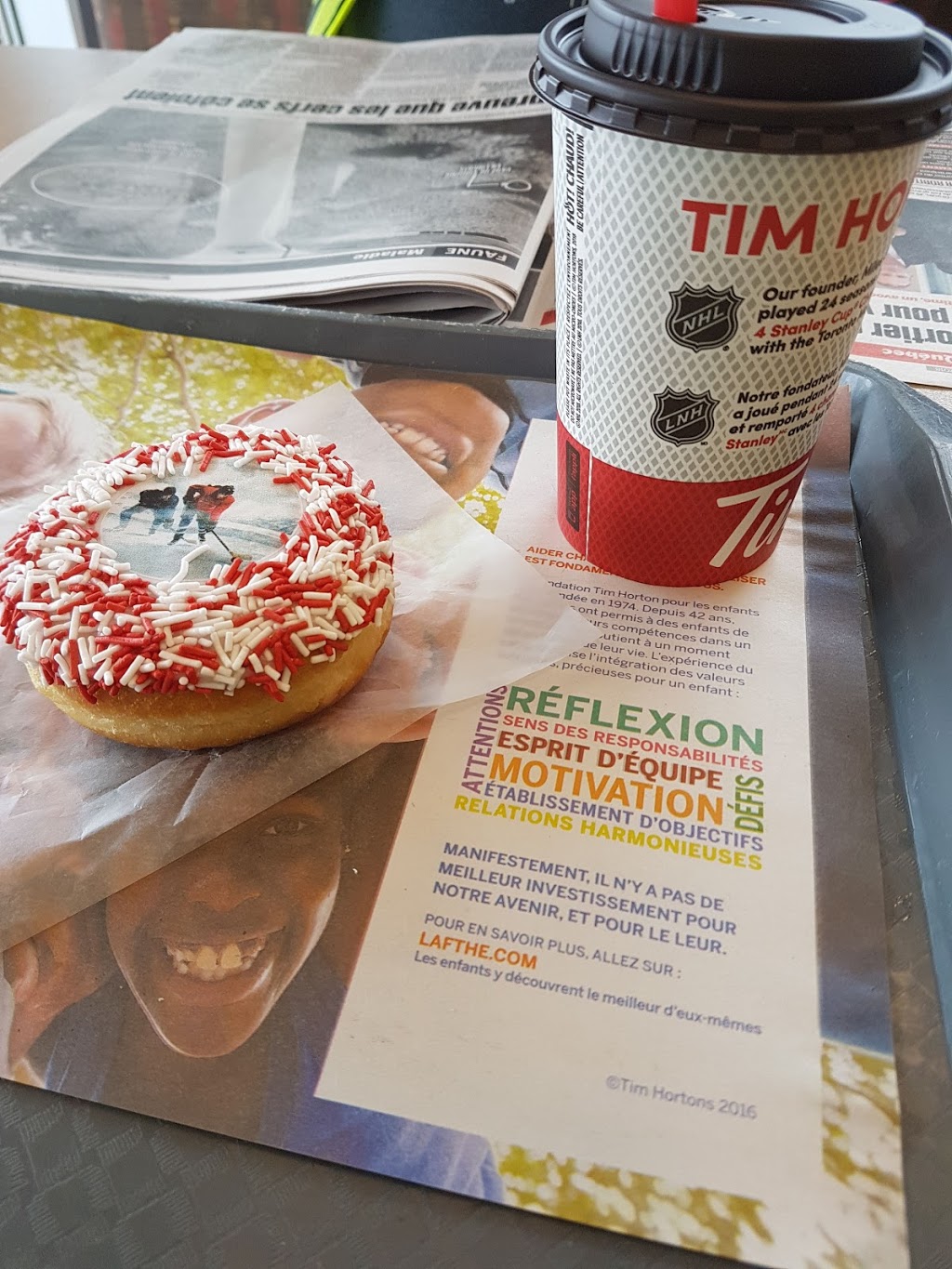 Tim Hortons | 1520 Route des Rivières Local 100, Saint-Nicolas, QC G7A 2P9, Canada | Phone: (418) 831-7479