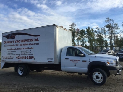 Cassells Vacuum Truck Services Ltd | 5907 65 Ave, Rocky Mountain House, AB T4T 1N7, Canada | Phone: (403) 846-1694