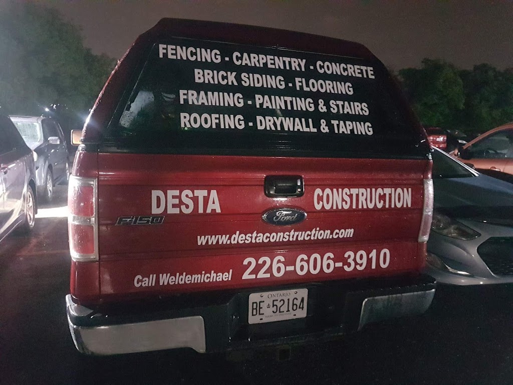 Desta construction | 249 Courtland Ave E #8, Kitchener, ON N2G 2V6, Canada | Phone: (226) 606-3910