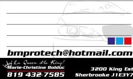 B.M. PRO-TECH | 3200 Rue King E, Sherbrooke, QC J1E 3Y7, Canada | Phone: (819) 432-7585