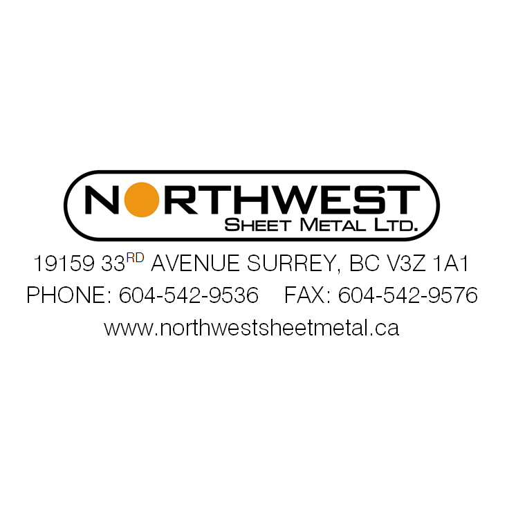 Northwest Sheet Metal Ltd | 19159 33 Ave, Surrey, BC V3Z 1A1, Canada | Phone: (604) 542-9536