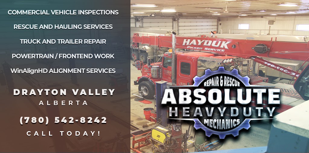 Absolute Heavy Duty Mechanics | 3205 64 St, Drayton Valley, AB T7A 1R5, Canada | Phone: (780) 542-8242