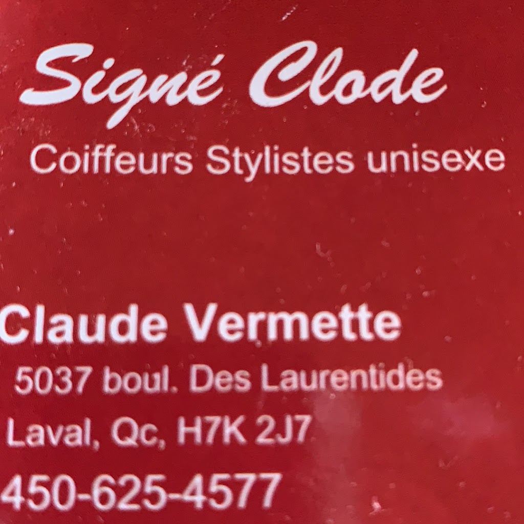 Salon Signé Clode | 5037 Boulevard des Laurentides, Laval, QC H7K 2J7, Canada | Phone: (450) 625-4577