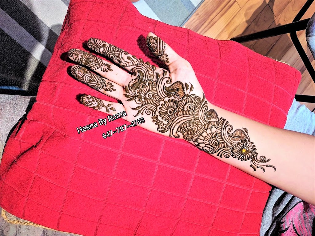 Henna Mehndi Artist-Art Service -Henna Art By Roma | Raybeck Ct, Brampton, ON L6Y 0K1, Canada | Phone: (647) 787-4753