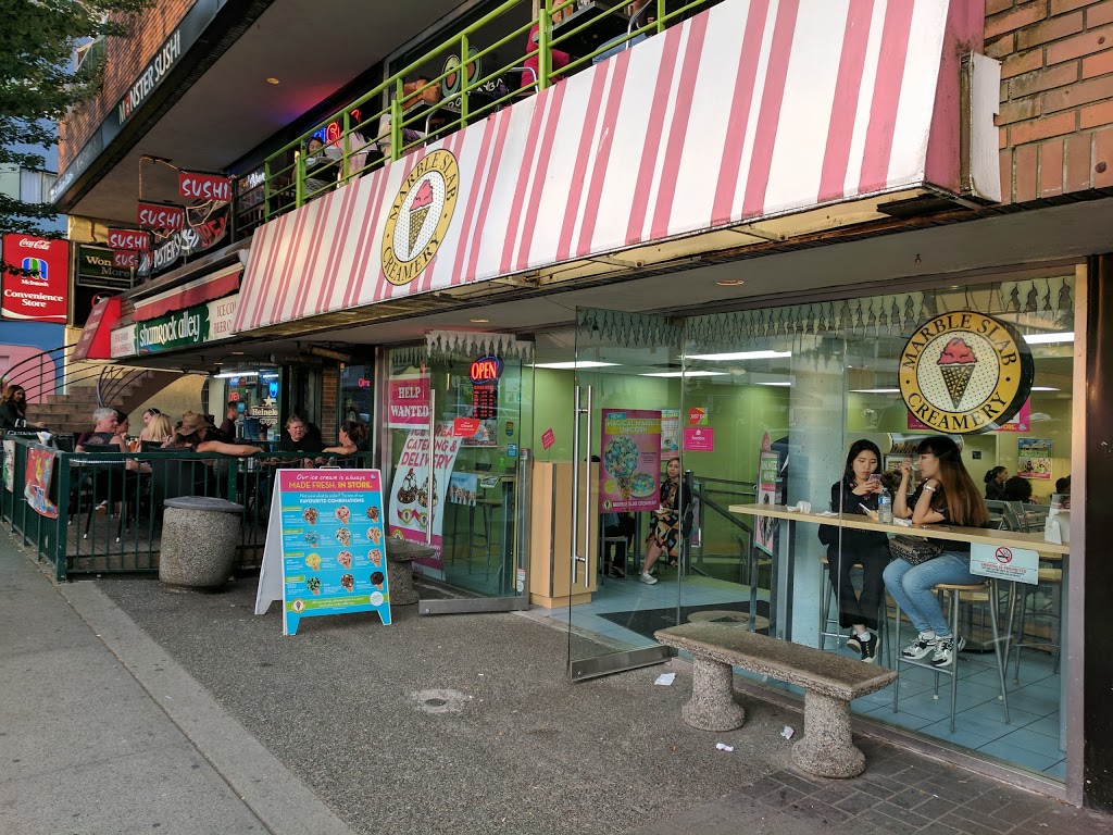 Marble Slab Creamery | 1184 Denman St #103, Vancouver, BC V6G 2M9, Canada | Phone: (604) 682-4998