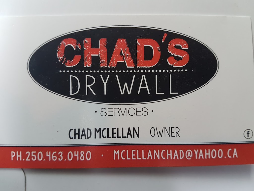 Chads Drywall Services | 1465 Vella Rd, Tappen, BC V0E 2X2, Canada | Phone: (250) 463-0480