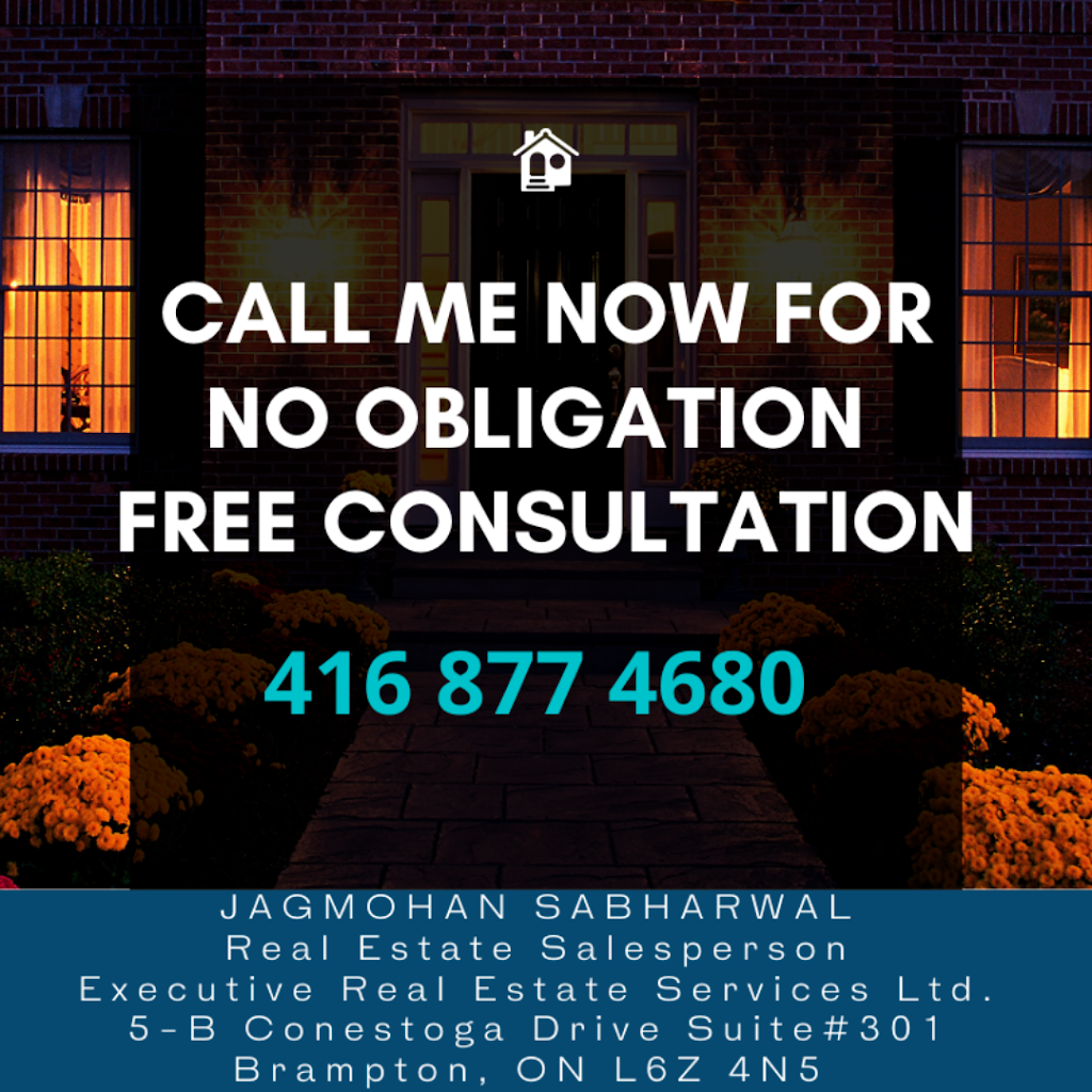 JAGMOHAN SABHARWAL - Brampton Top 1% Real Estate Agent | 5 B Conestoga Dr, Brampton, ON L6Z 4N5, Canada | Phone: (416) 877-4680