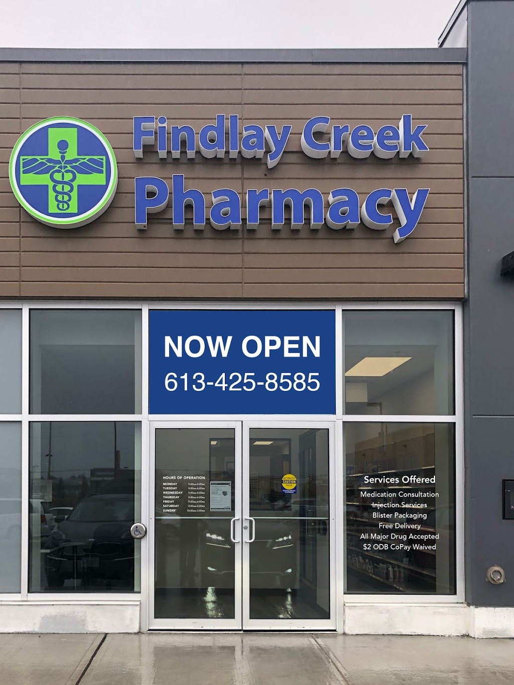 Findlay Creek Pharmacy | 111 Shuttleworth Dr. Unit 4, Gloucester, ON K1T 0W7, Canada | Phone: (613) 425-8585