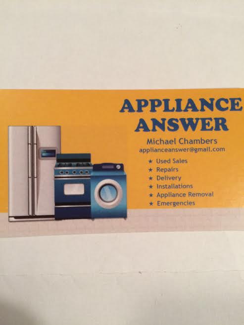 Appliance Answer | 4485 Columbia Valley Hwy, Cultus Lake, BC V2R 5B6, Canada | Phone: (604) 791-3361