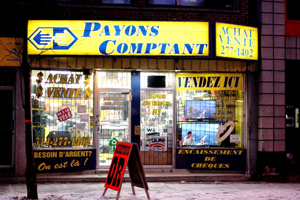 Payons Comptant | 6456 Boul St-Laurent, Montréal, QC H2S 3C4, Canada | Phone: (514) 277-1402