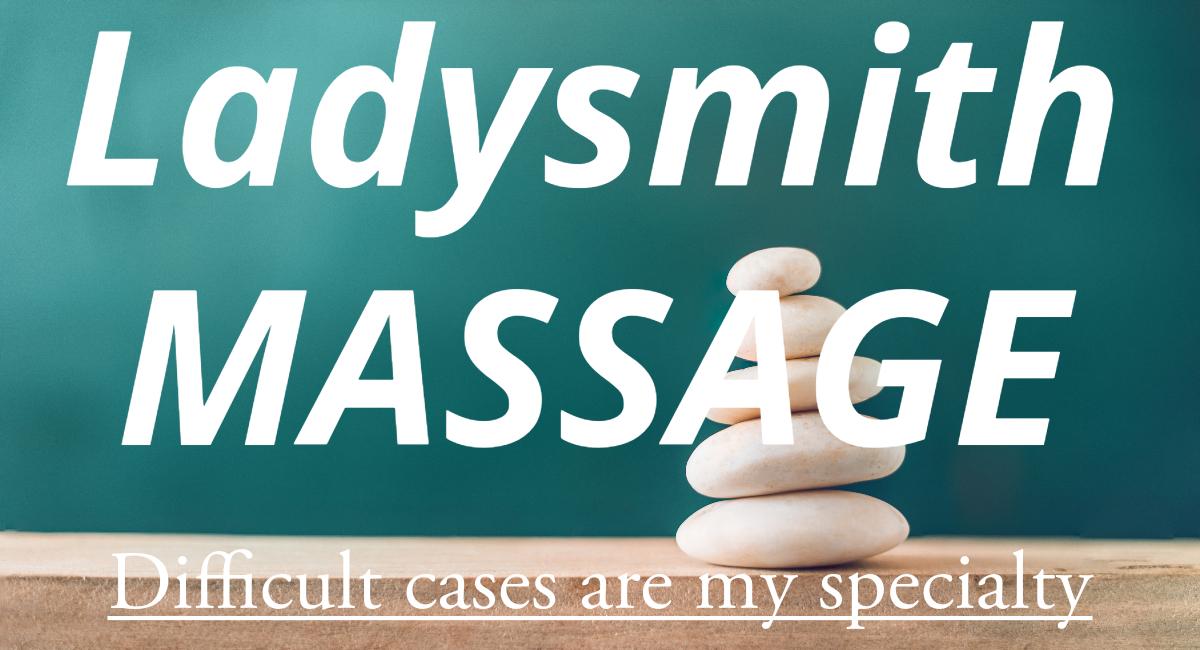 Ladysmith Massage | 317 Methuen St, Ladysmith, BC V9G 1B3, Canada | Phone: (250) 802-3648