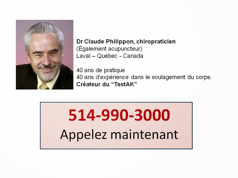 Dr Claude Philippon, Chiropraticien | 2065 Bd de la Concorde E, Laval, QC H7G 2G3, Canada | Phone: (514) 990-3000