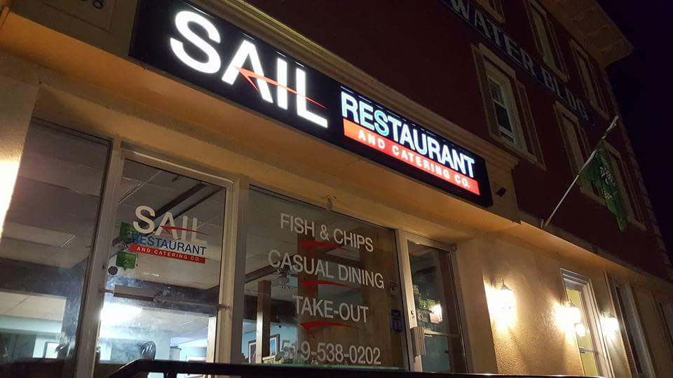 Sail Restaurant & Catering Company | 337 S Sykes St, Meaford, ON N4L 1C5, Canada | Phone: (519) 538-0202