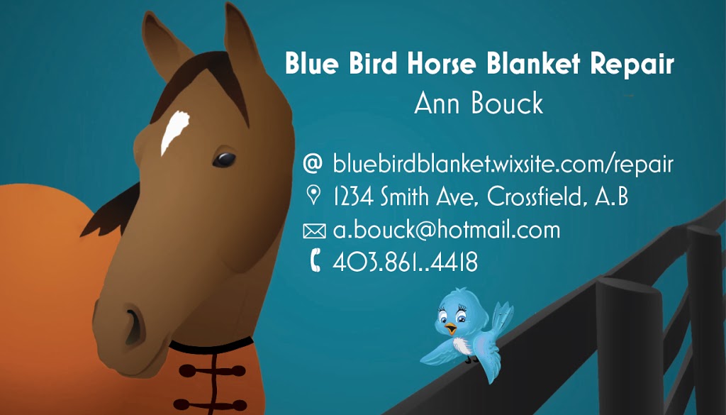 Blue Bird Horse Blanket Repair - CLOSED Tempararaly | 1234 Smith Ave box 668, Crossfield, AB T0M 0S0, Canada | Phone: (403) 861-4418