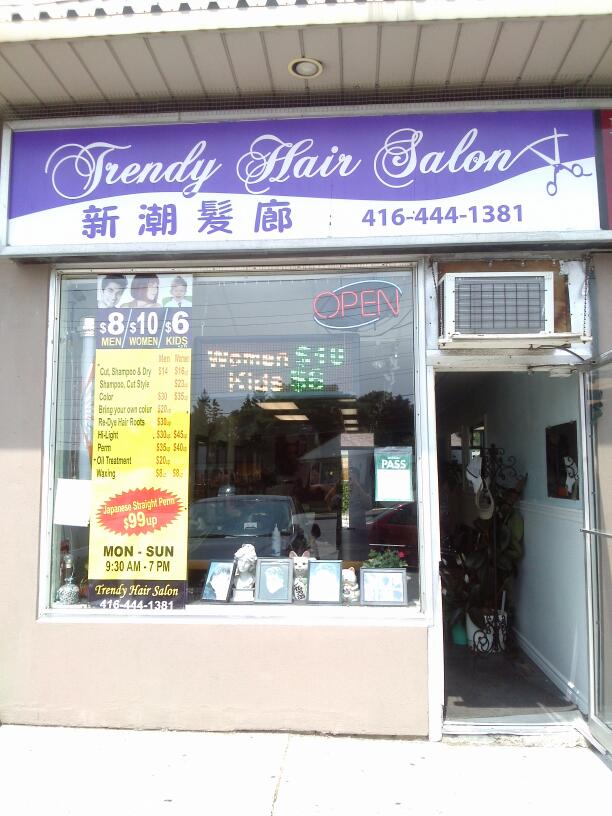 Trendy Hair Salon | 126 Ellesmere Road, Scarborough, ON M1R 4C4, Canada | Phone: (416) 444-1381